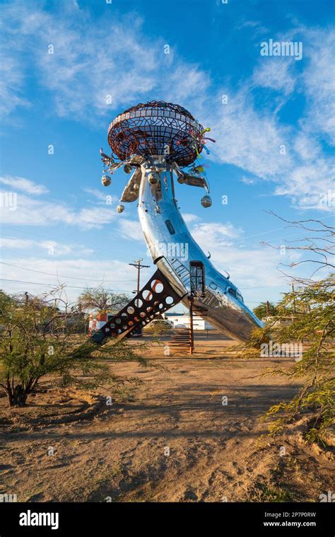 Salton Sea Works of Art on a Sunny Summer Day Stock Photo - Alamy