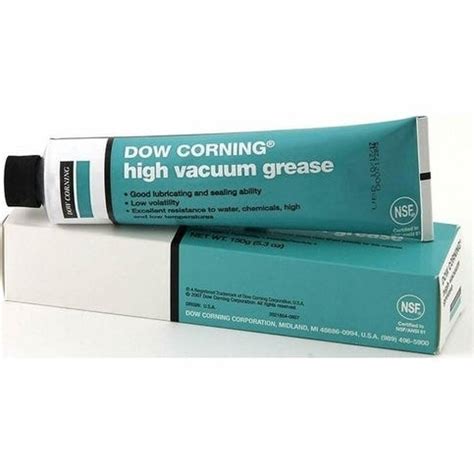 Dow Corning Molykote Hi-Vac Silicone Hi-Vacuum Clear Grease Tube 5.3 o ...