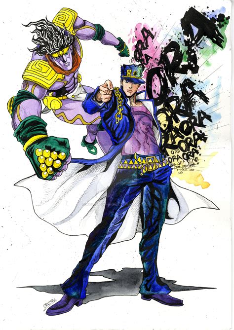 Jotaro Kujo - Jojo's Bizarre Adventure - Fan Art by Master-Of-Games on ...