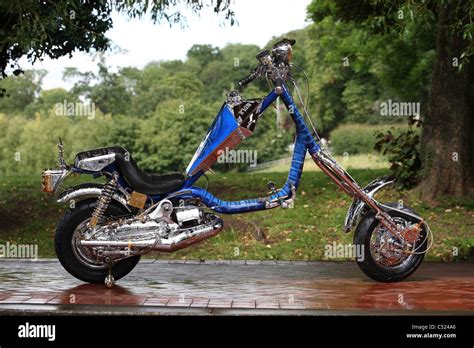 Lambretta SX 190 custom Chopper Stock Photo - Alamy