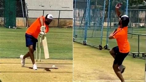 Ravindra Jadeja hits the nets after two months, works on his batting ...