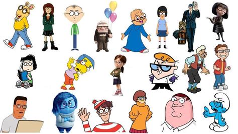 Cartoon and Comic Characters with Glasses Quiz