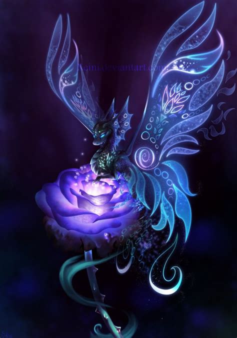 Dragon Faerie by Xeini | Creature drawings, Dragon artwork, Dragon pictures