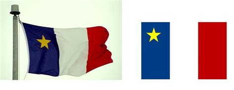 Just found this subreddit, so here is my cultural flag, the Acadian flag. It is the French flag ...