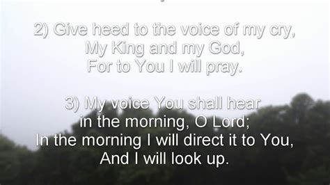 Psalm 5 (NKJV) - A Prayer for Guidance - YouTube