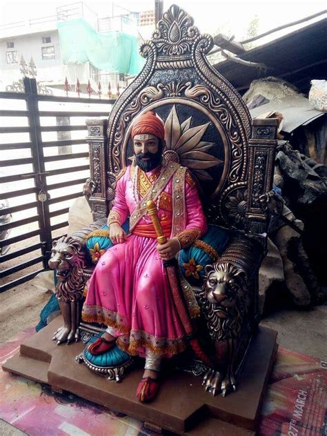 Multicolor Shivaji Maharaj Statue, Size/dimension: 8 Feet, for Interior Decor at Rs 270000 in ...