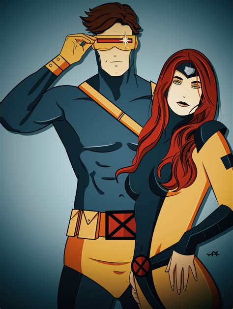 Cyclops and Jean Grey by FeydRautha81 on DeviantArt