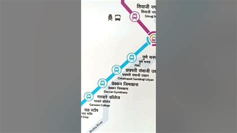 Pune Metro Route Map Pune Metro All Stations - YouTube