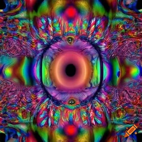 Abstract psychedelic eye on Craiyon