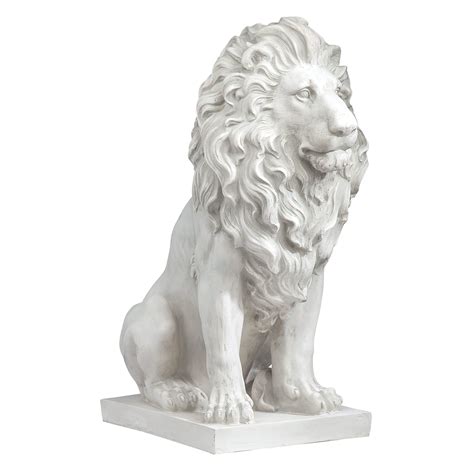 Buy Design Toscano Lion of Florence Sentinel Statue, Handcast Polyresin ...