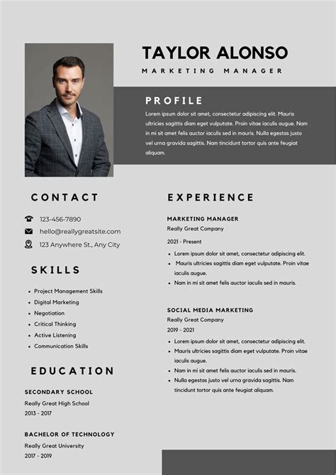 20+ Best Free Canva Resume CV Templates to Download for 2024 | Envato Tuts+