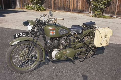 1940 BSA M20 military motorcycle