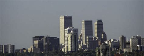 The Tulsa skyline as viewed from Turkey Mountain in Oklahoma image ...