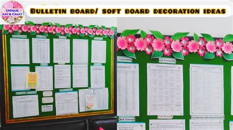 Bulletin board decoration ideas || Soft board decoration ideas || pre ...