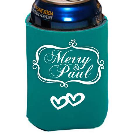 Wedding Koozies, Drink Koozie, Custom Koozies, Can cooler, Personalized ...