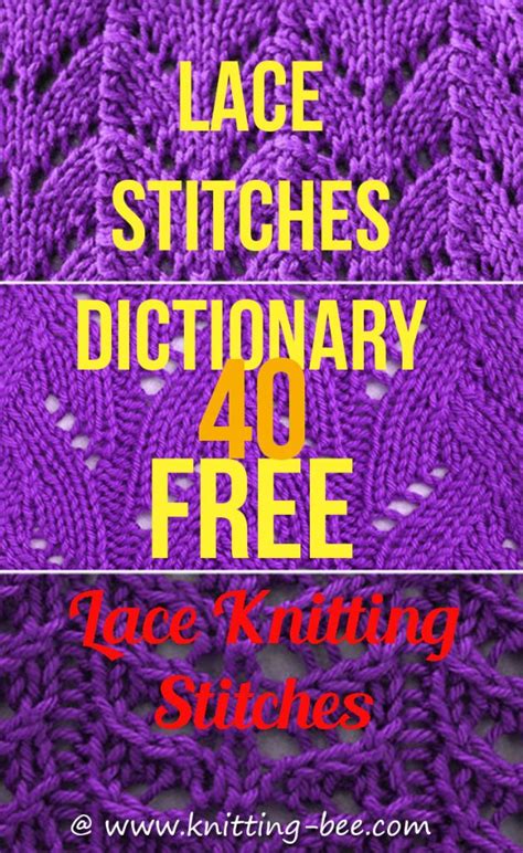 Knitting Stitches Patterns Library ~ Knitting Ideas DIY