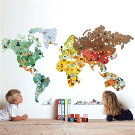 Magnetic World Map For Wall - Map Of World