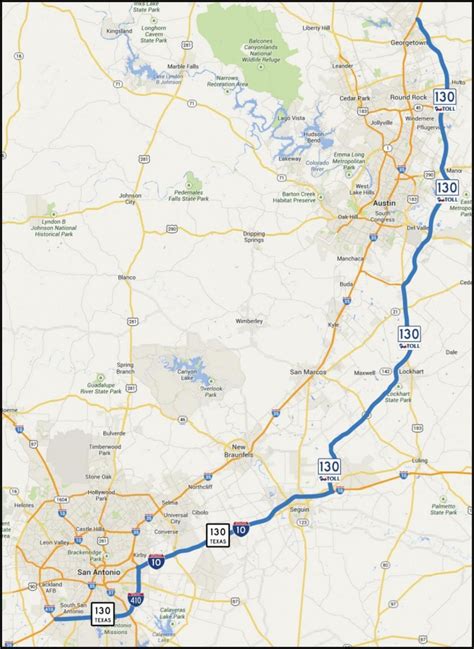 183A Toll | Central Texas Regional Mobility Authority - Texas Toll Roads Map | Free Printable Maps