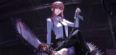 1890x900 Resolution Makima x Denji HD Chainsaw Man 1890x900 Resolution Wallpaper - Wallpapers Den