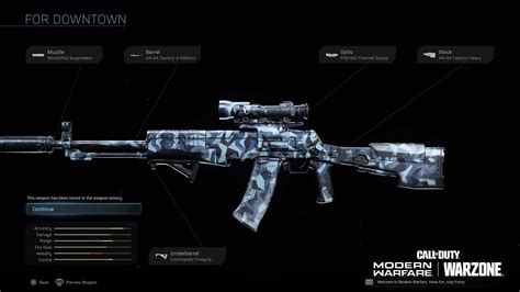 Modern Warfare® Weapon Detail: AN-94