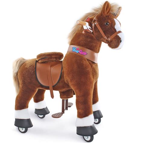 Buy PonyCycle Ride on Horse Pony Kids Ride on Toys Classic Model U (with Brake/ 36" Height/Size ...