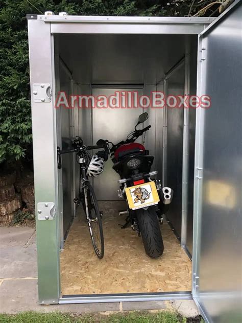 6ft Motorcycle storage shed large motorcycle security motorbike storage ...