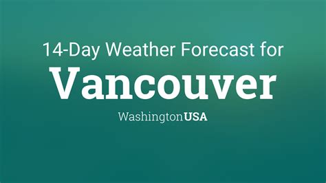 Vancouver, Washington, USA 14 day weather forecast