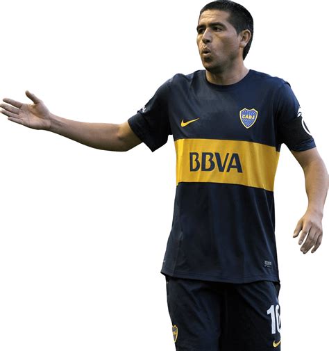 Juan Román Riquelme Boca Juniors football render - FootyRenders