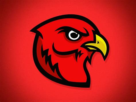 Red Hawk | Logo design, Red, Logo concept