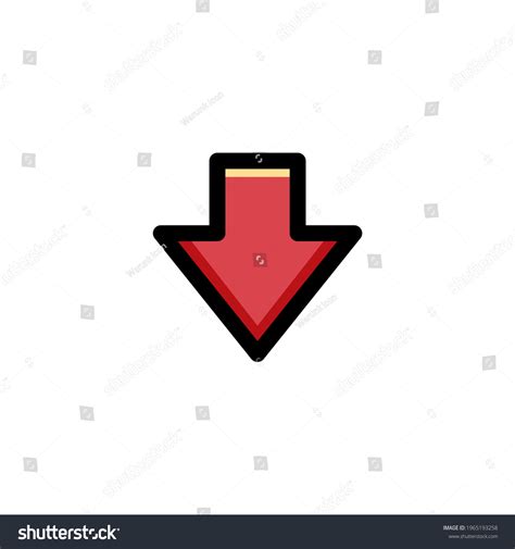 Down User Interface Outline Icon Logo Stock Vector (Royalty Free) 1965193258 | Shutterstock