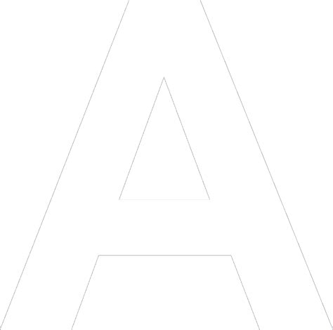 Download Transparent White Letter A Png - White Letter A No Background - PNGkit