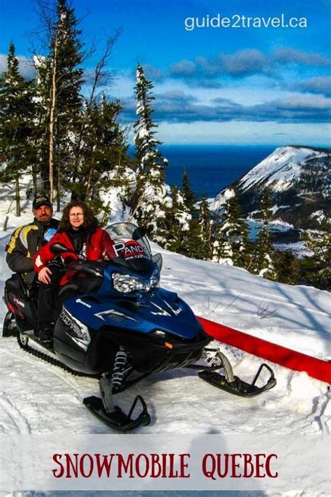 Quebec, Canada, is the ultimate snowmobile destination for its #snowmobile #trails, #racing, and ...