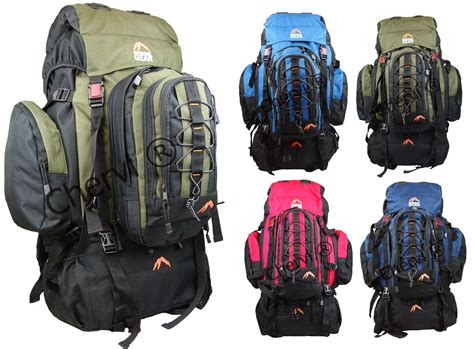 100L High Quality Outdoor Gear Backpack Rucksack Hiking Camping Travel ...