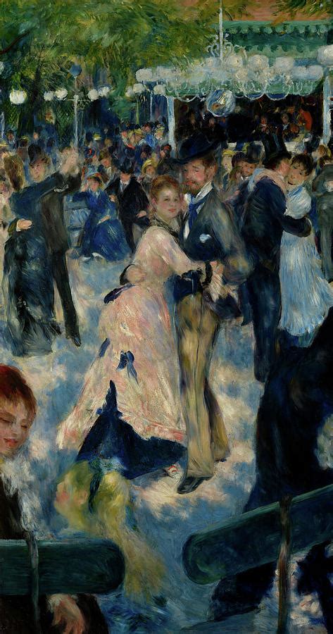 Dance at Le Moulin de la Galette, Detail No.1 Painting by Pierre ...