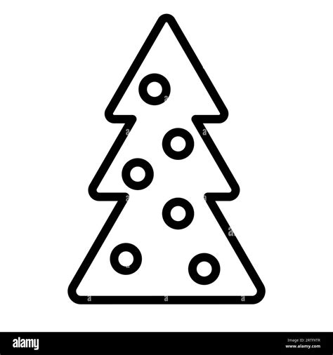 Black and white small simple linear icon of a beautiful festive ...