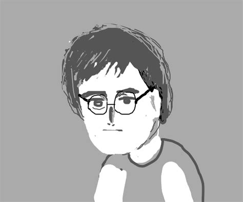 John Lennon self-portrait - Drawception