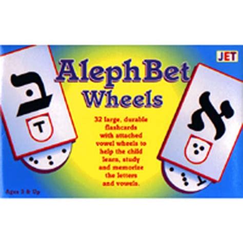 Aleph Bet Flashcards with Vowels