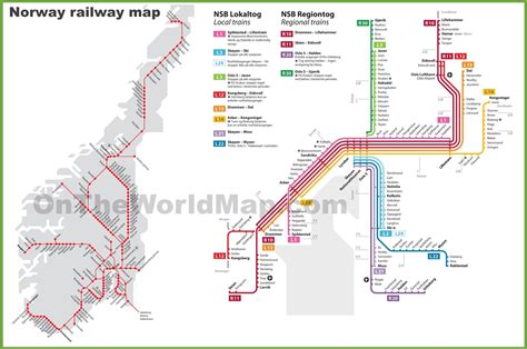 Norway Location, Location Map, Norway Map, Train Map, Open Street Map ...