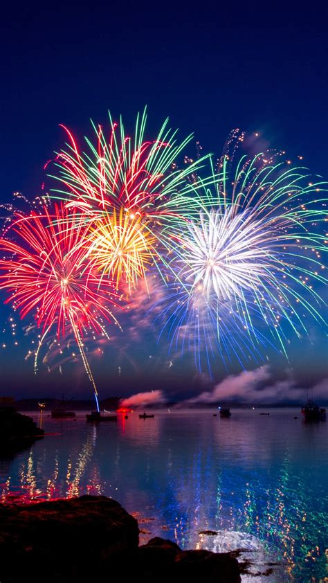 2160x3840 Colorful Fireworks Sky 4k Sony Xperia X,XZ,Z5 Premium ,HD 4k Wallpapers,Images ...