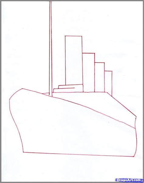 How to draw the Titanic (difficult) | Titanic drawing, Titanic, Boat ...