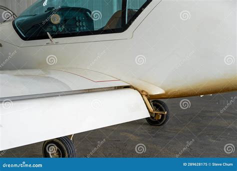 Close-up of Part of the Fuselage of a Small Aircraft Stock Image ...