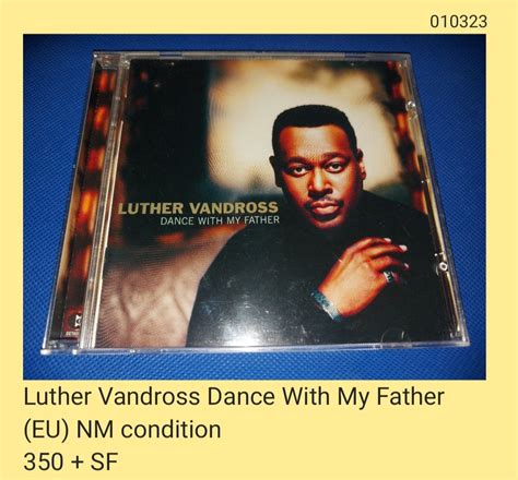 Luther Vandross Dance With My Father CD (unsealed), Hobbies & Toys ...