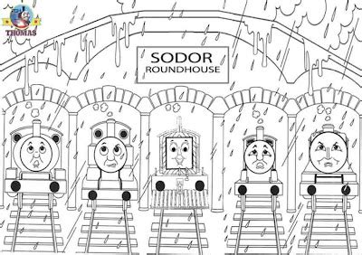 Thomas the train and friends coloring pages online free for kids ...