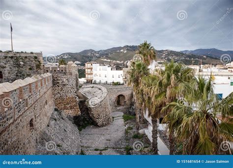 Castillo De San Miguel Castle in Almunecar Spain Stock Photo - Image of ...