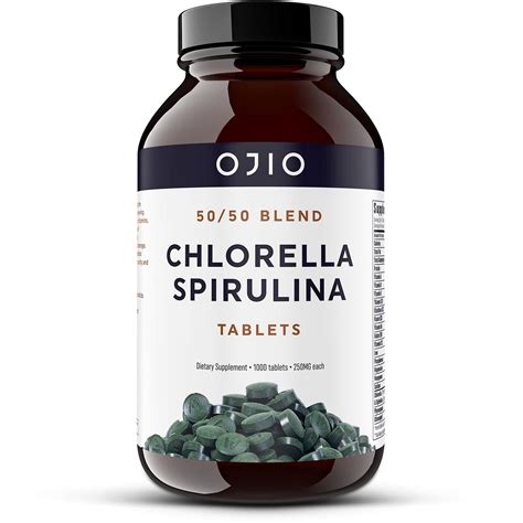 Chlorella | Spirulina Tablets - 1000 count - Earth Circle Organics Wholesale