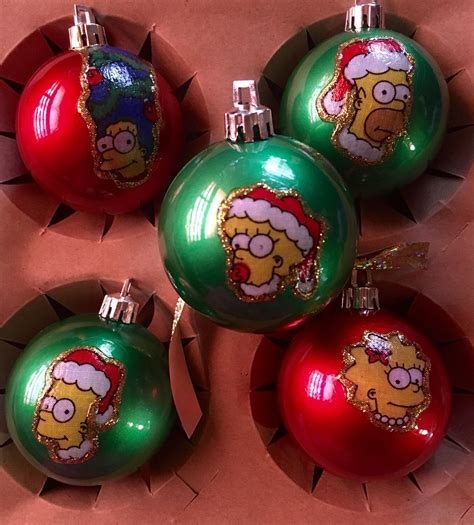 The Simpsons Christmas Ornaments