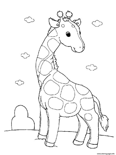 Baby Giraffe S For Girls Animals Printable13b0 Coloring Pages Printable