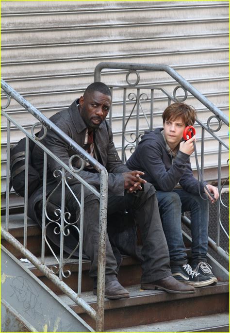 Idris Elba Films 'Dark Tower' Scenes with Tom Taylor as Jake!: Photo ...