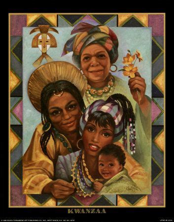 Kwanzaa - Generations of women | African american art, African american artwork, African art