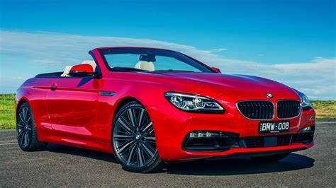 wallpaper bmw, 6-series, 640i, convertible, red HD : Widescreen : High Definition : Fullscreen